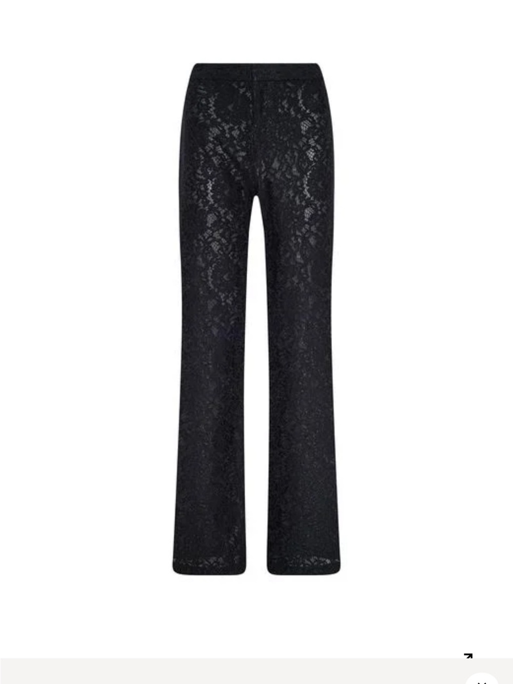 L'AGENCE Black Lace  Pants